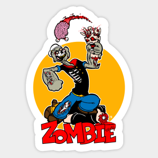 Zombie The Sailor Man Sticker